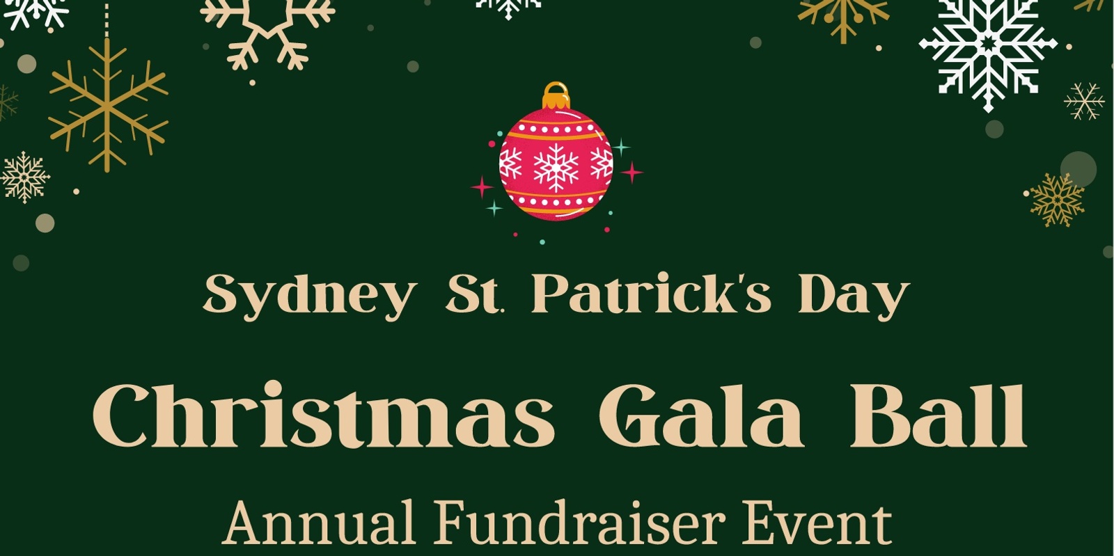 Banner image for Sydney St. Patrick's Day 2024 Christmas Gala Ball