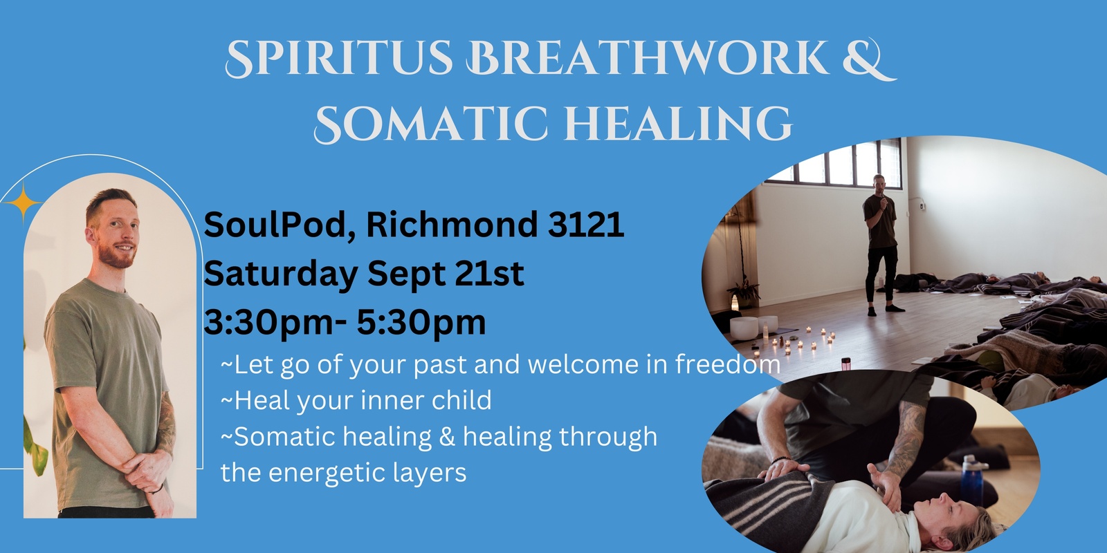 Banner image for 21st September Connect With Freedom- SPIRITUS Breathwork & Somatic Healing