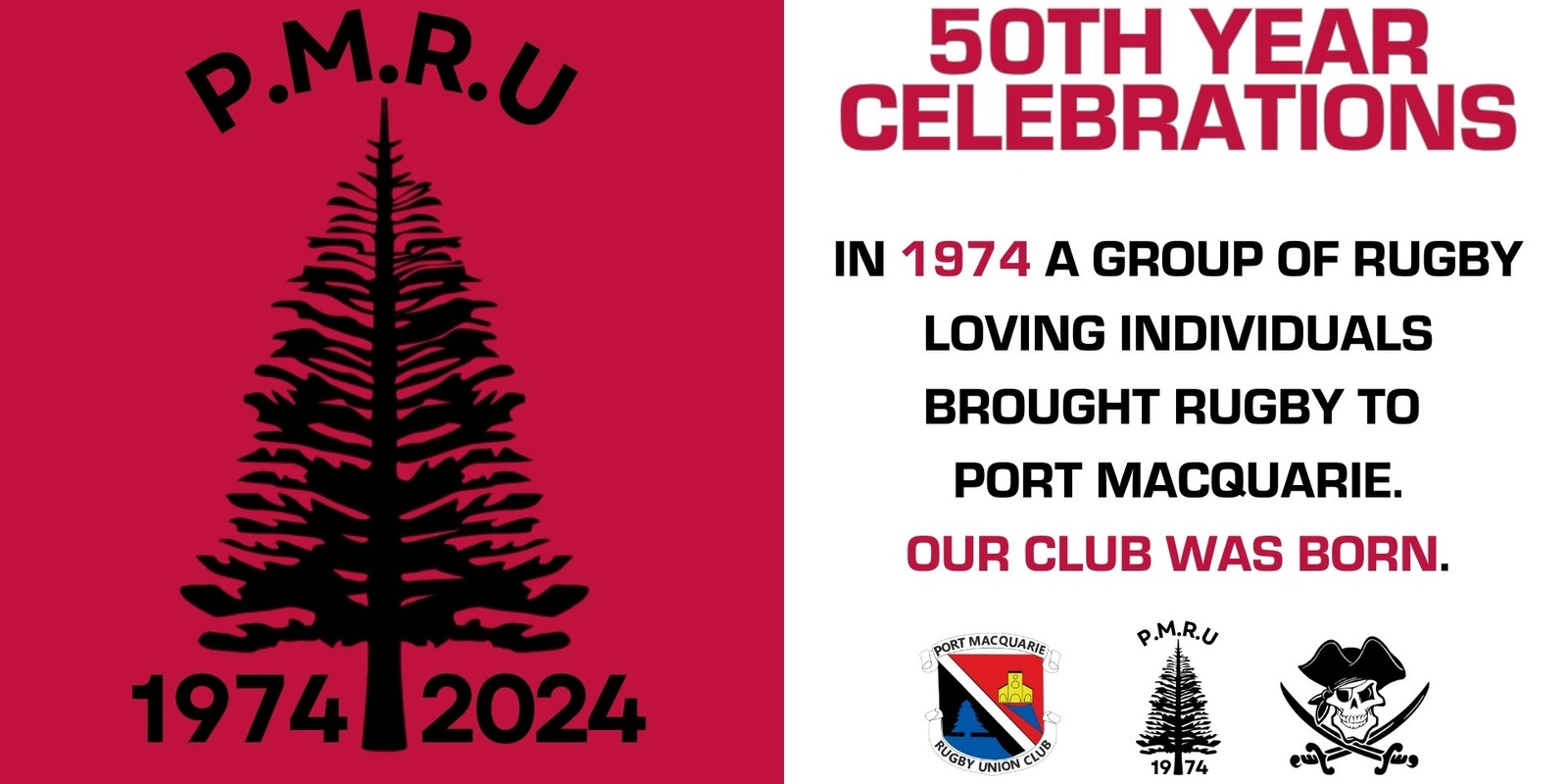Banner image for Port Macquarie Rugby Club 50th Year Dinner