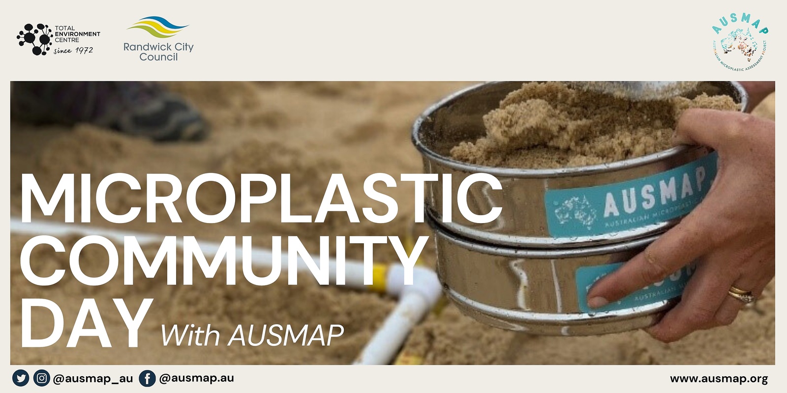 Banner image for AUSMAP Microplastic Scientist for a Day - Yarra Bay, NSW