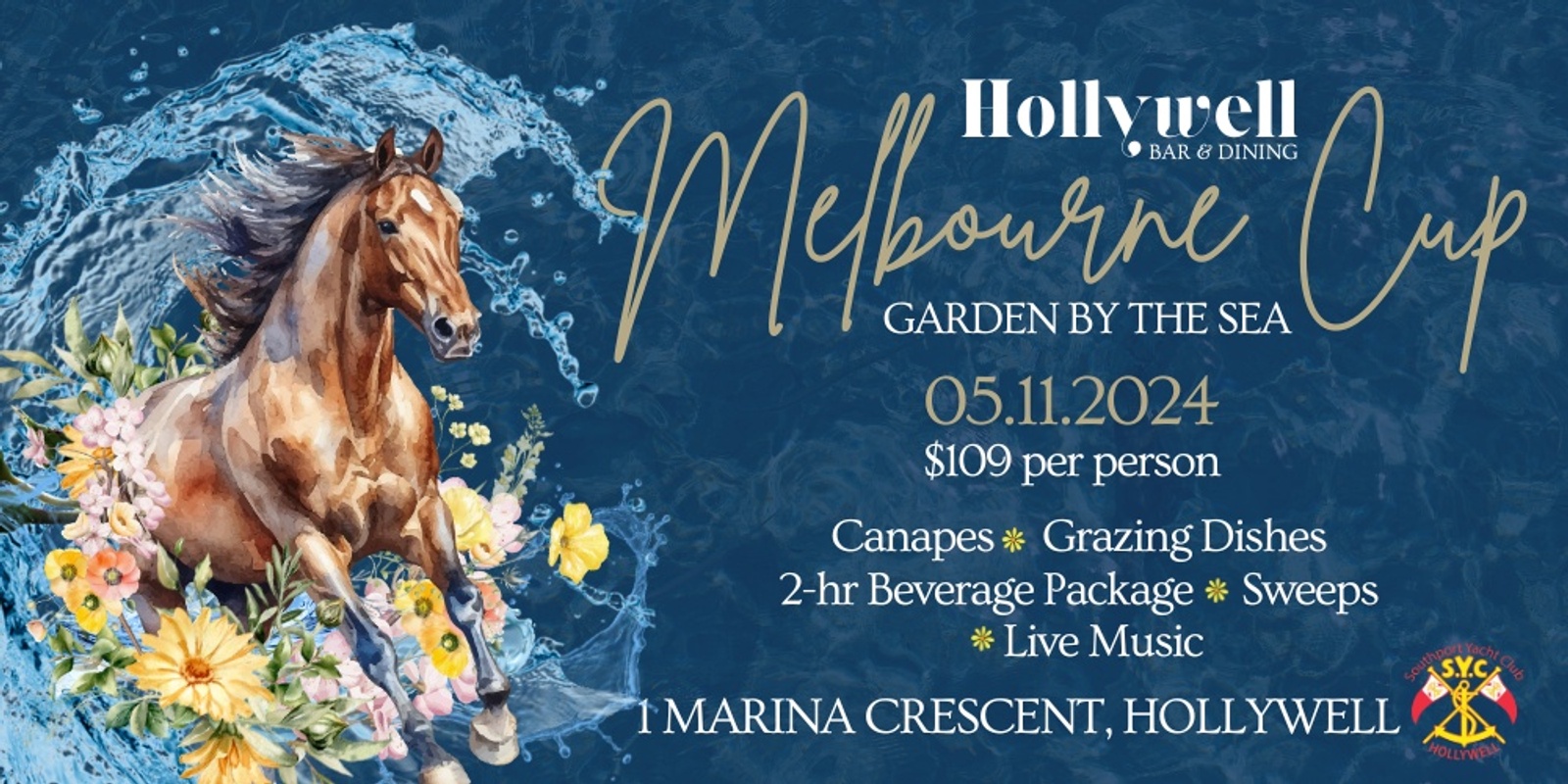 Banner image for Melbourne Cup SYC Hollywell - 2024 Garden by the Sea