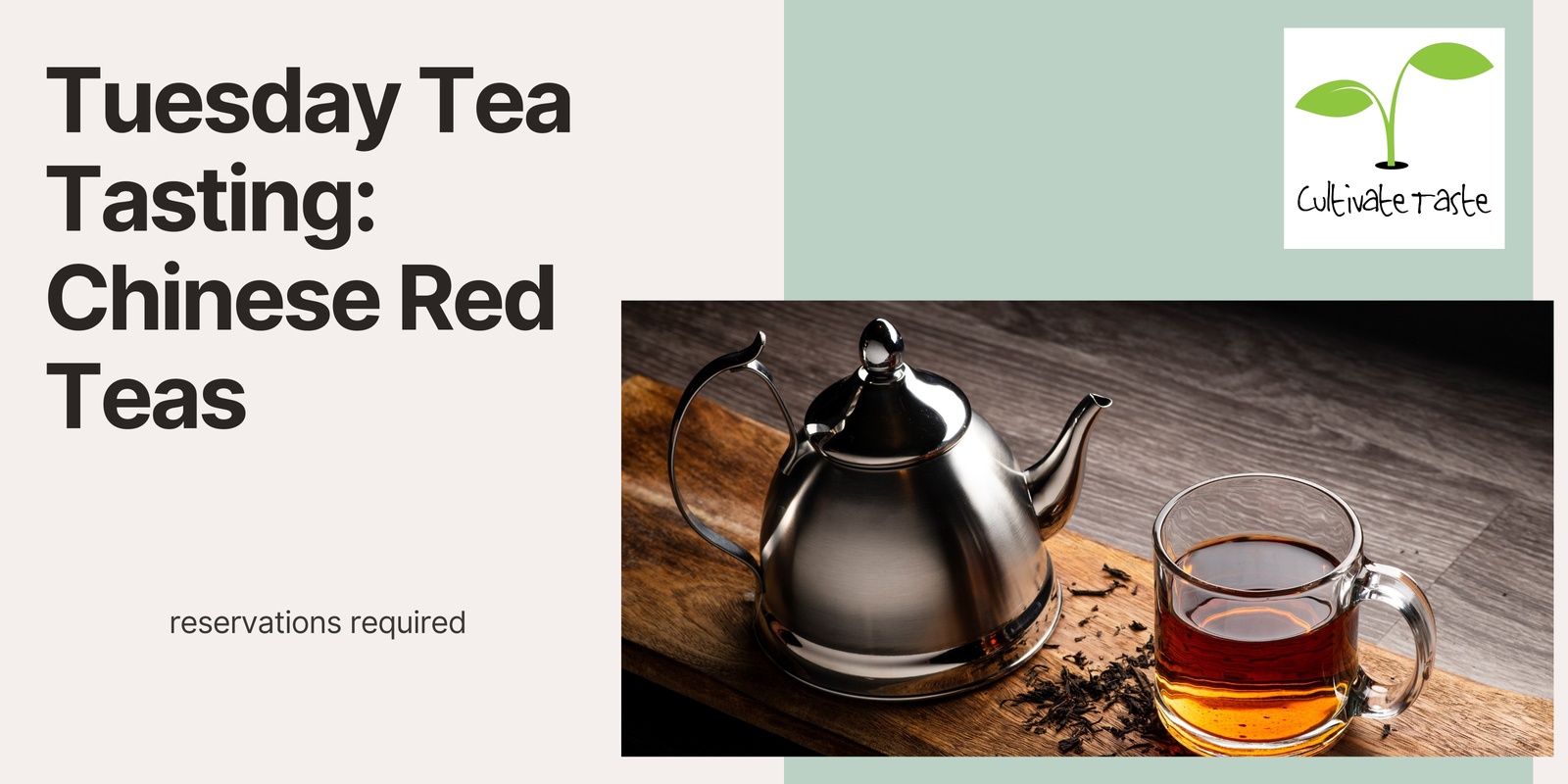 Banner image for Tea Tasting: Chinese Black teas