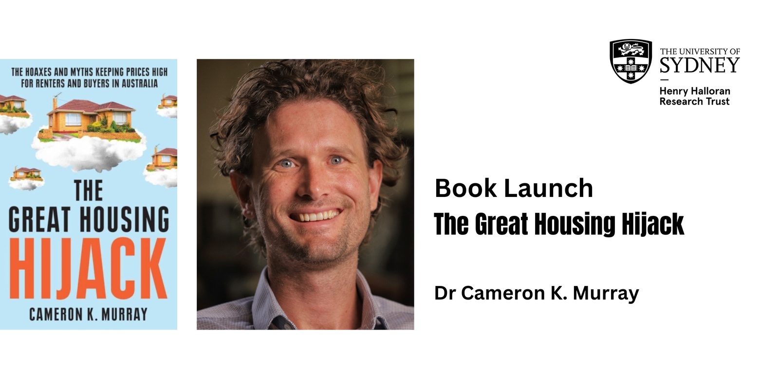 Banner image for Book launch: The Great Housing Hijack