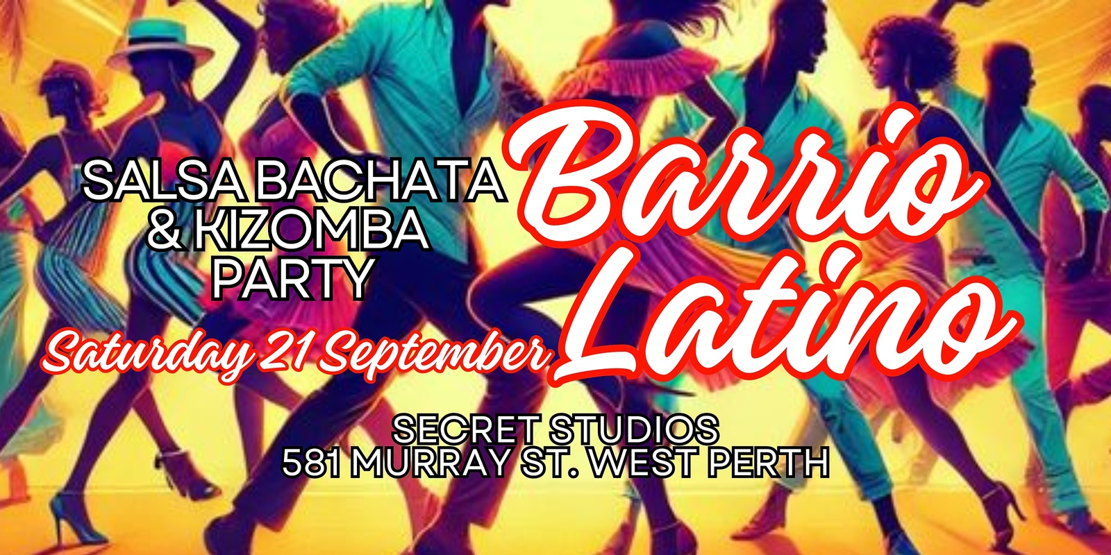 Banner image for Barrio Latino Sat 21 Sept - Salsa Bachata & Kizomba Party