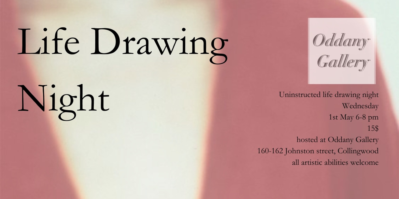 Banner image for Life drawing night 