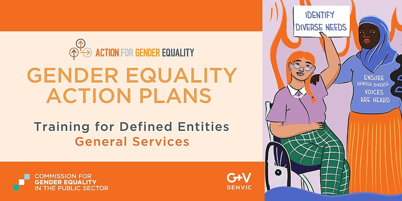 Banner image for Gender Equality Action Plans - Training for defined entities - General Services