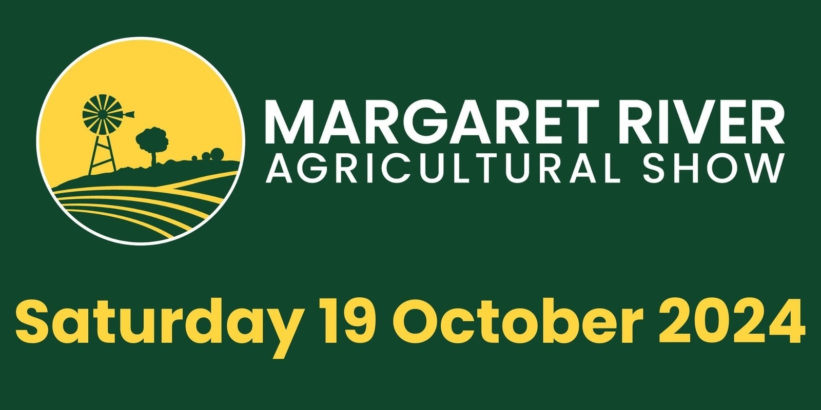 Margaret River District Agricultural Society's banner