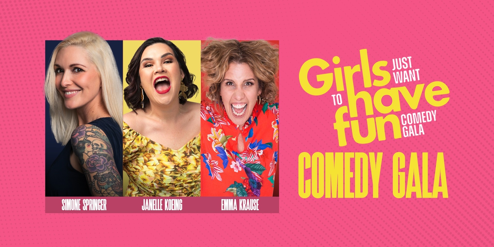 Banner image for Girls Just Want To Have Fun - Comedy Gala