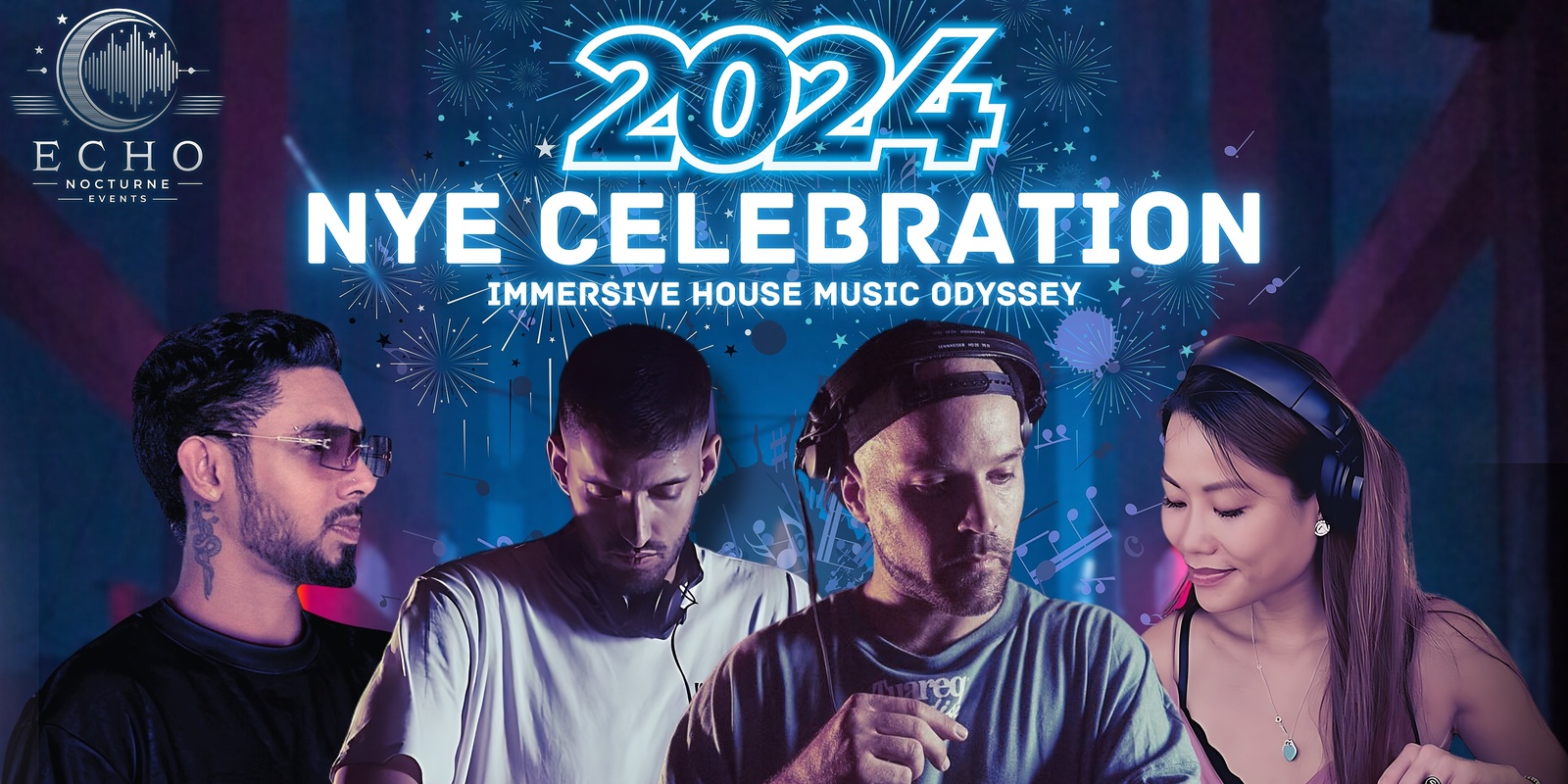 Banner image for NYE Celebration - Immersive House Music Odyssey