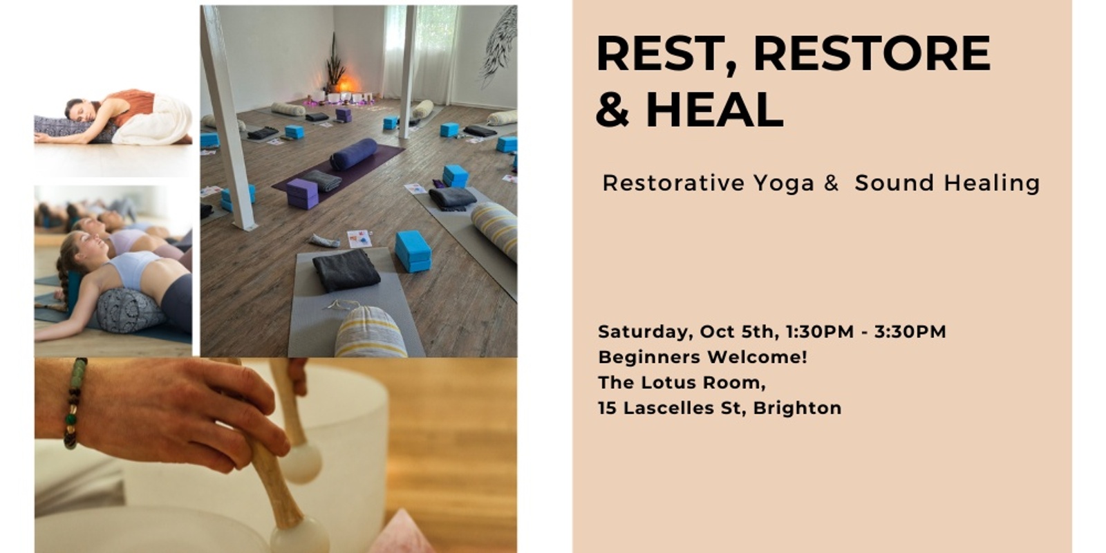 Banner image for Rest, Restore & Heal