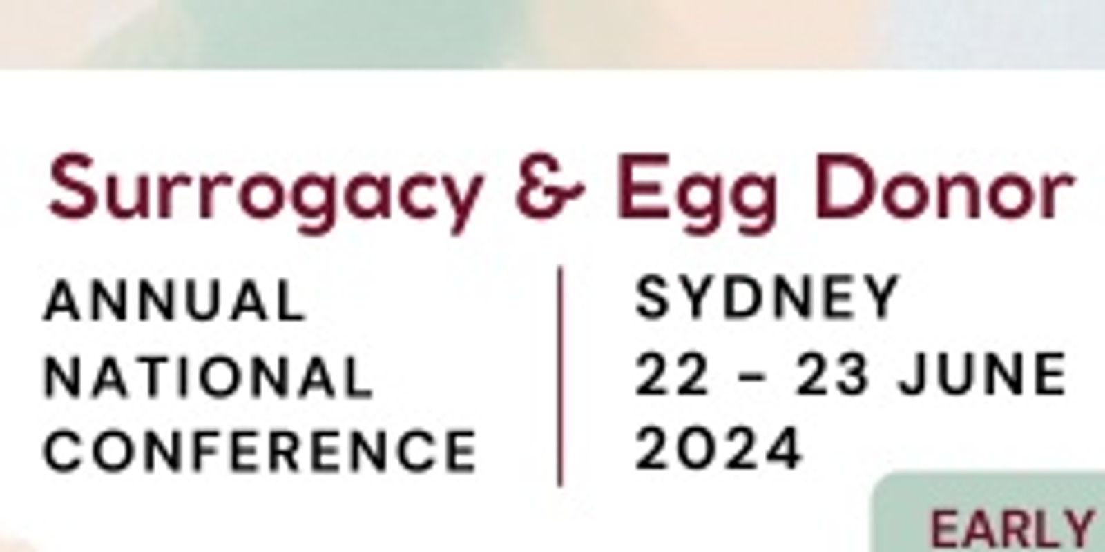 Banner image for Australian Surrogacy & Donor Conference Weekend