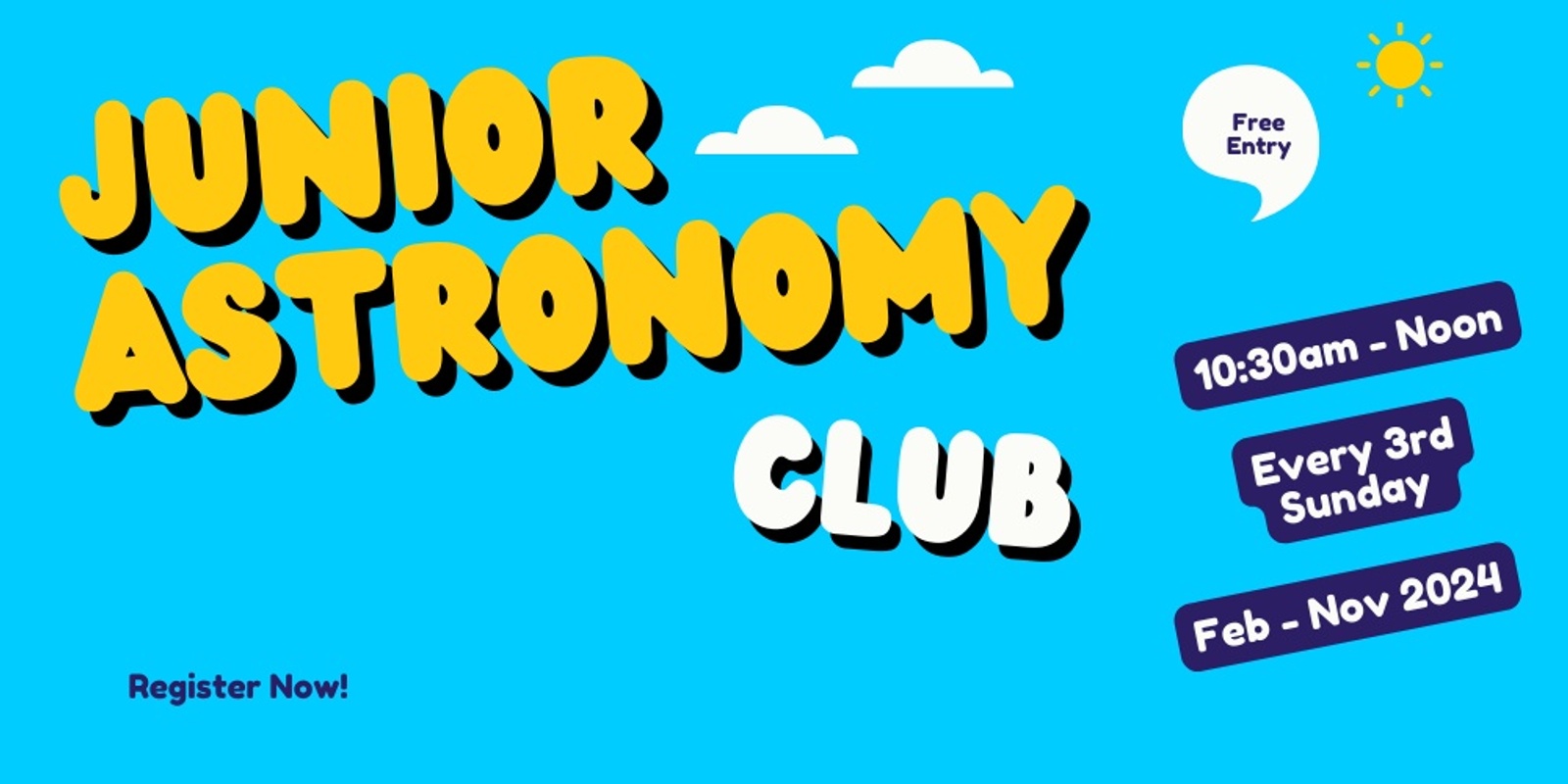 Banner image for Junior Astronomy Club - October