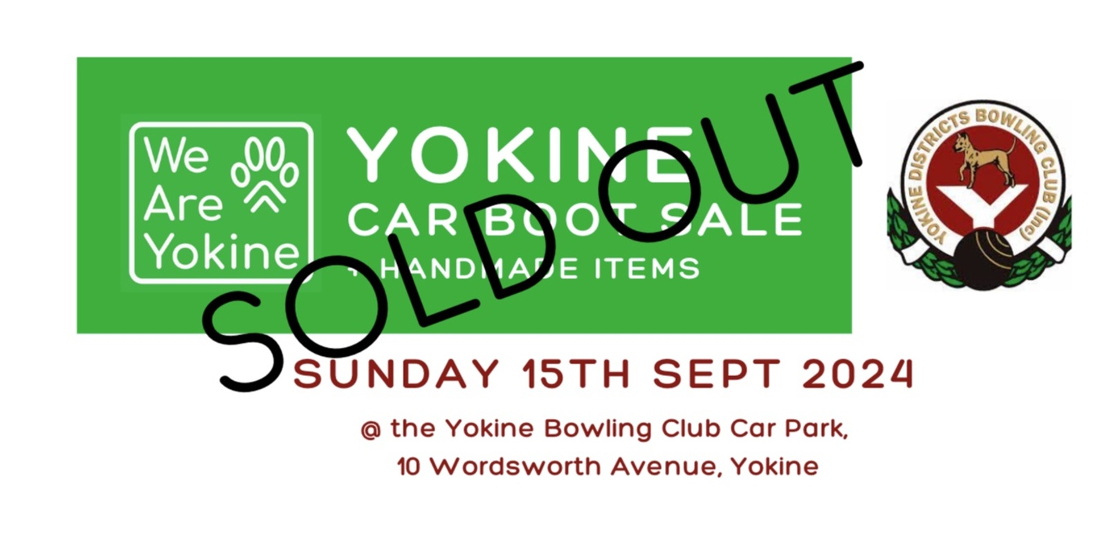 Banner image for 2024 Sept - Yokine Car Boot Sale  - Seller Registration