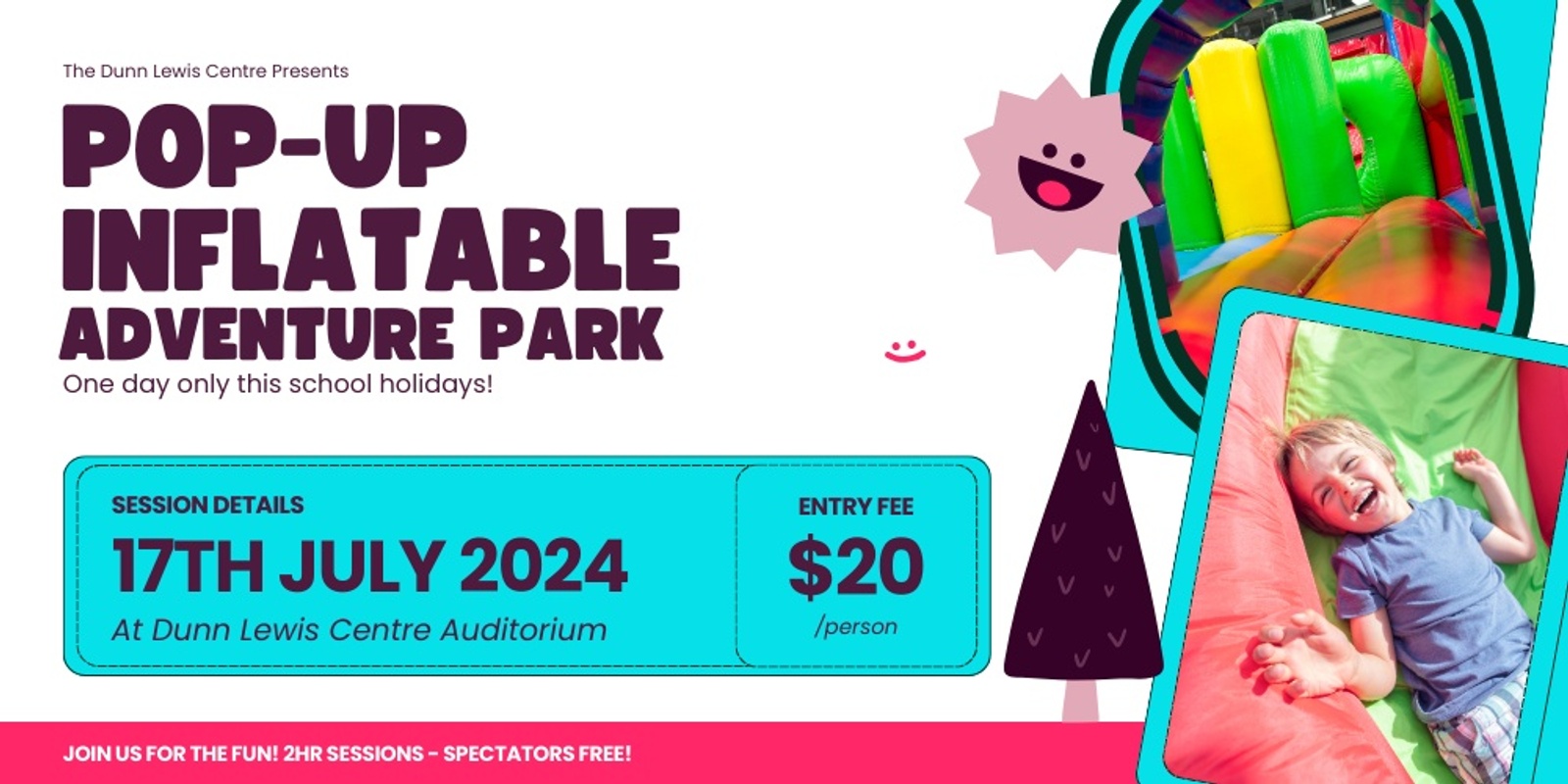 Banner image for Pop-Up Inflatable Adventure Park