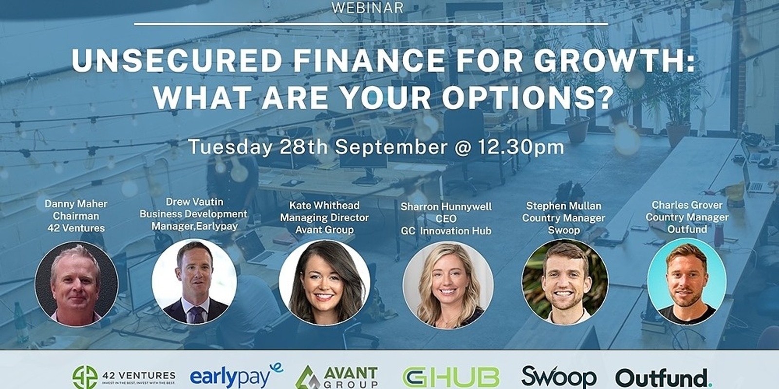 Banner image for Free Webinar: How to Access Unsecured Finance for Growth