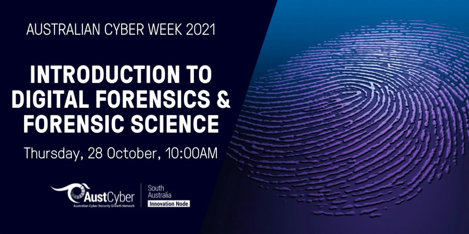 Banner image for Cyber Week: Introduction to Digital Forensics & Forensic Science