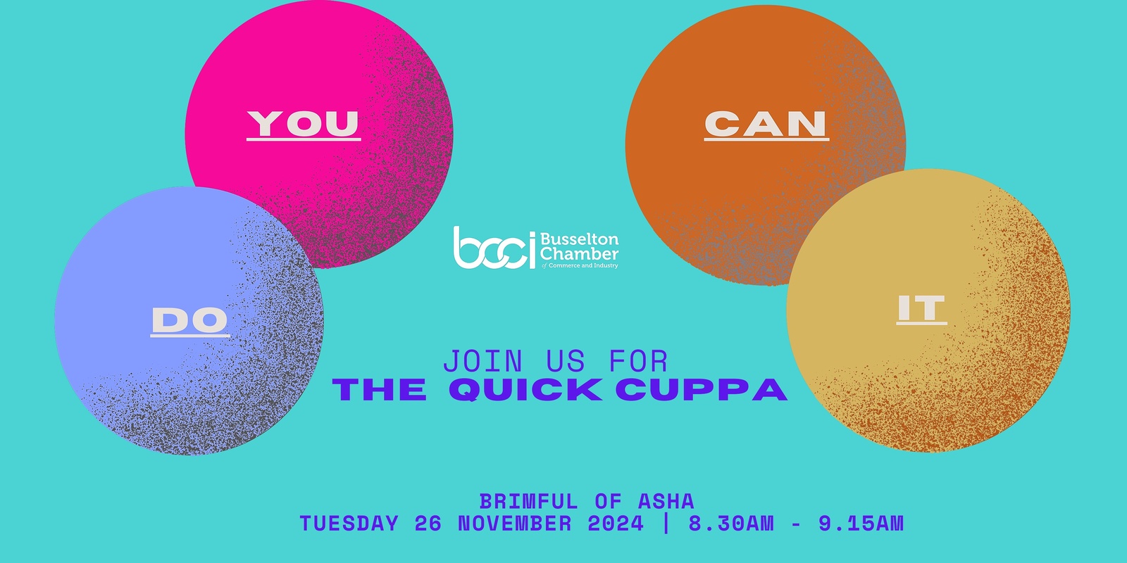 Banner image for The Quick Cuppa