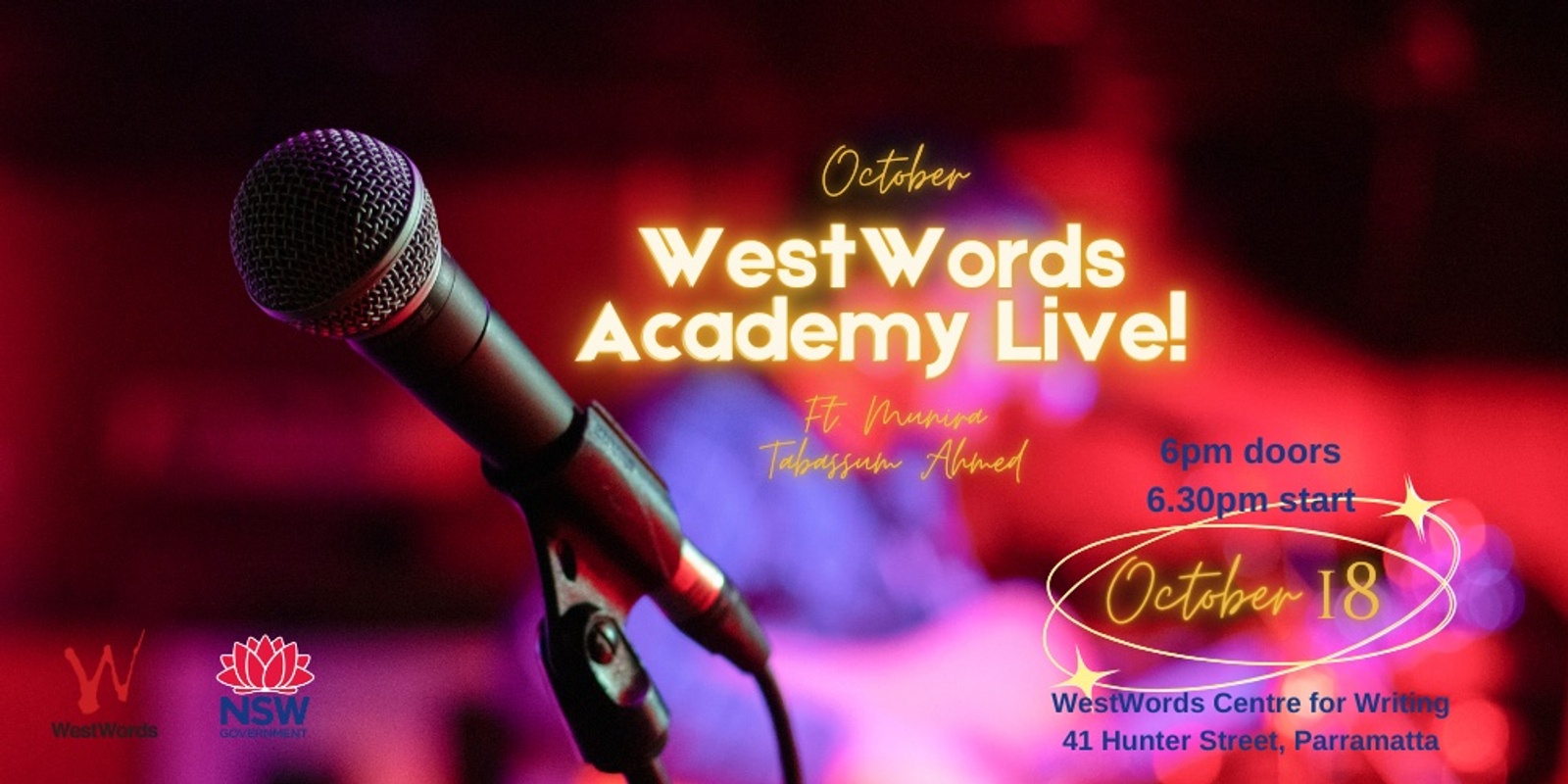 Banner image for Academy Live! in October