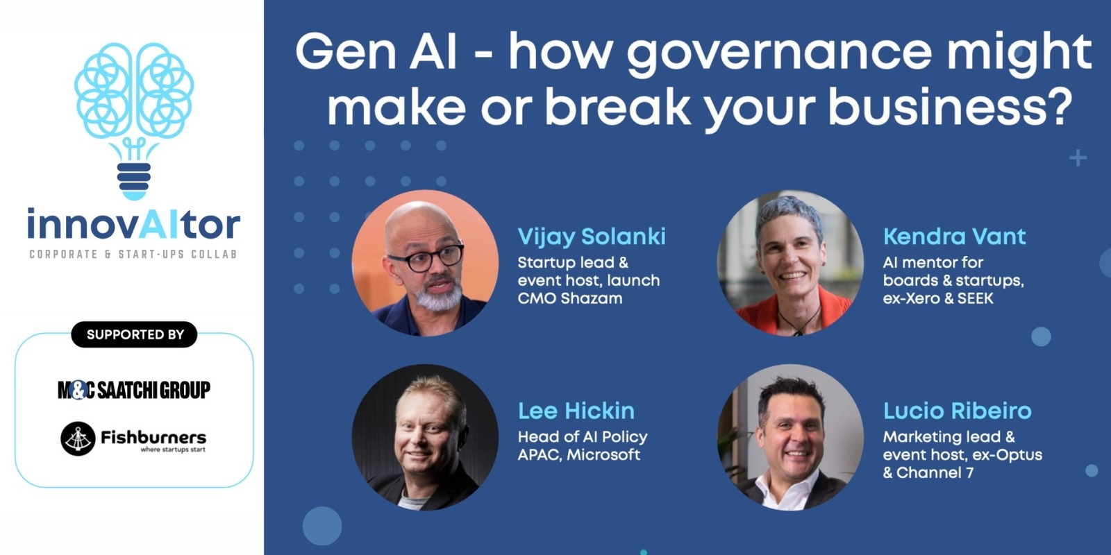 Banner image for Gen AI - How Governance Might Make Or Break Your Business?