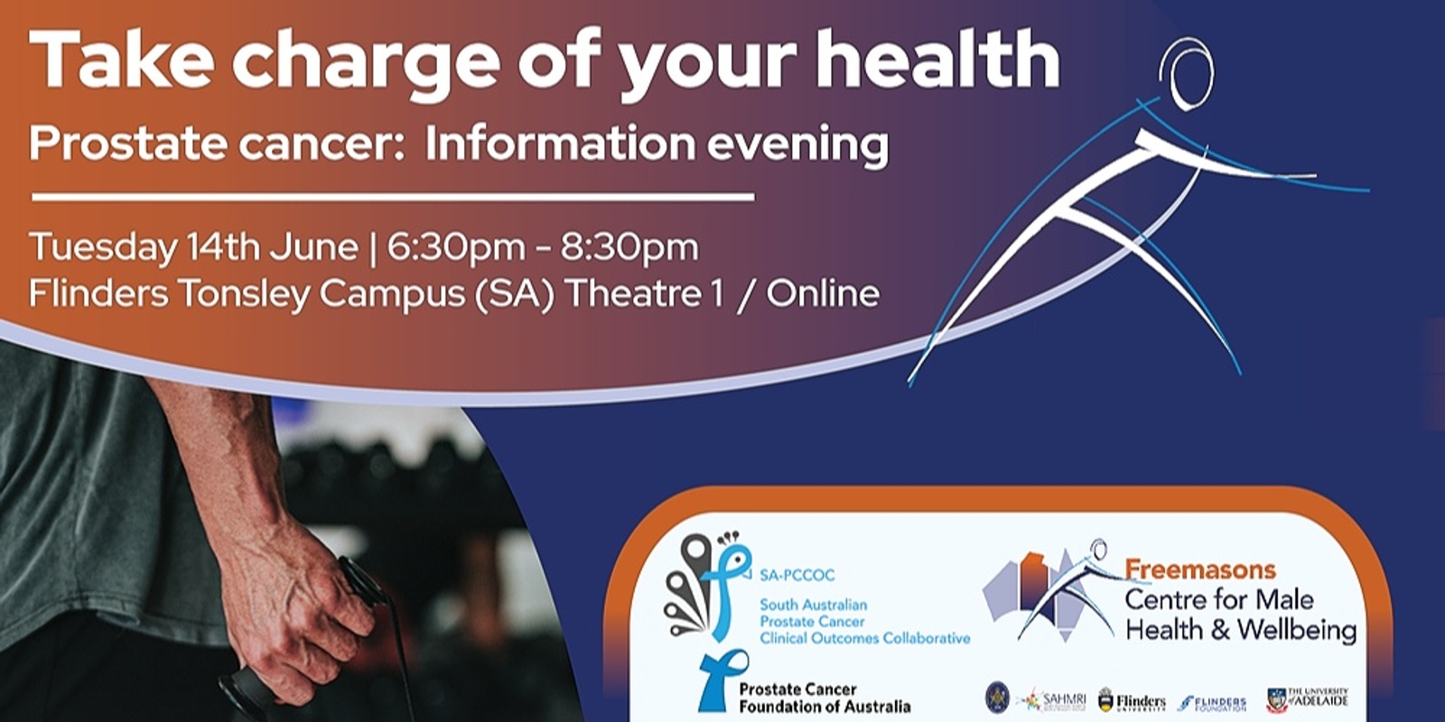 Banner image for Take charge of your health - Prostate cancer: Information evening