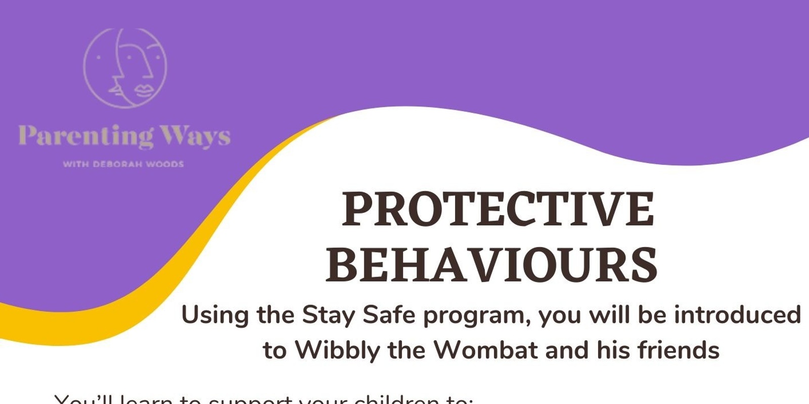 Banner image for Protective Behaviours - Stay Safe Program