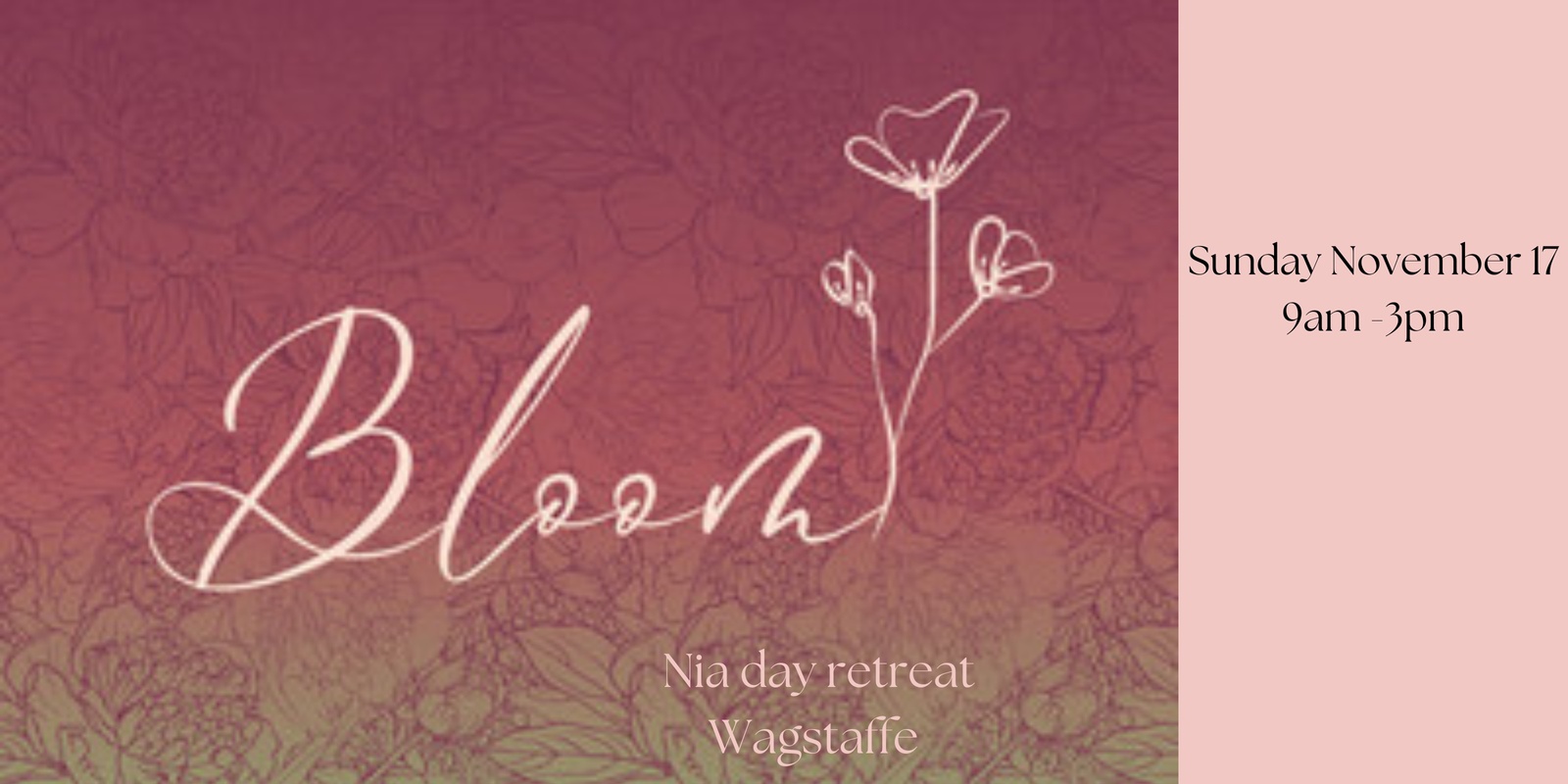 Banner image for Bloom Nia Day Retreat