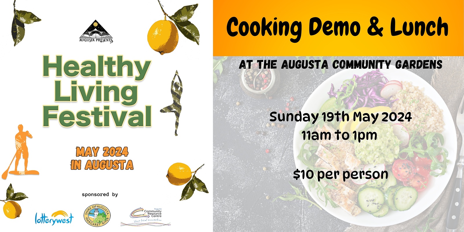 Banner image for Cooking Demonstration & Lunch with Jill Walker (The Healthy Lifestyle Community Program)