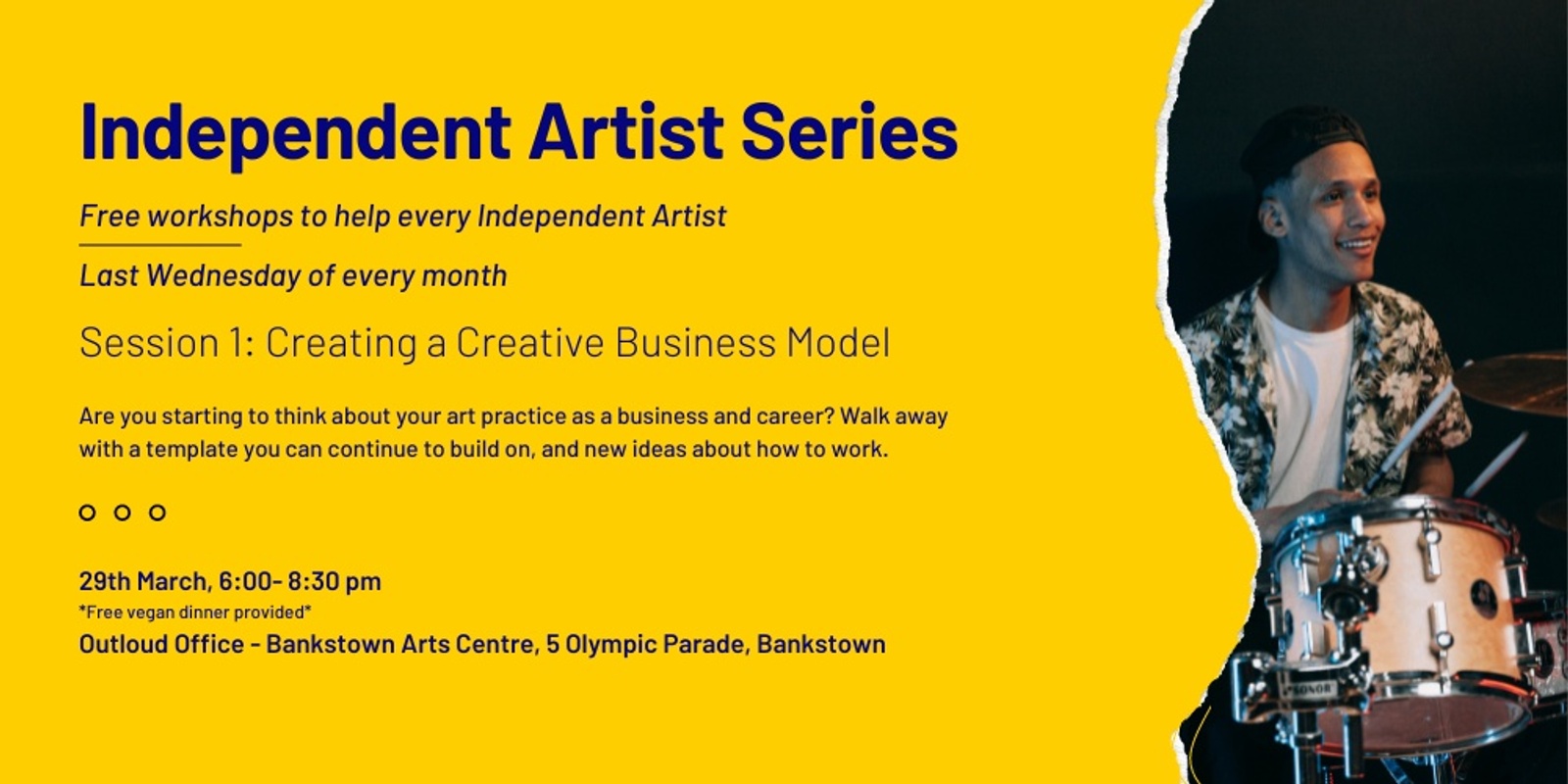 Banner image for Independent Artist Workshops Series- Creating a Creative Business Model