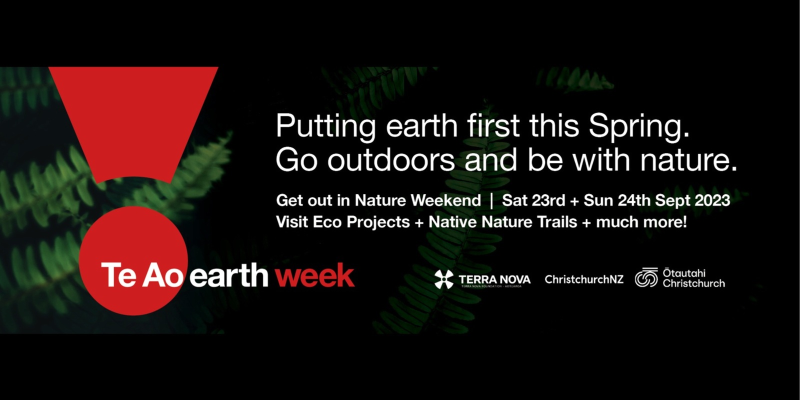 Banner image for Te Ao Earth Week - Nature Weekend 23rd/24th Sept