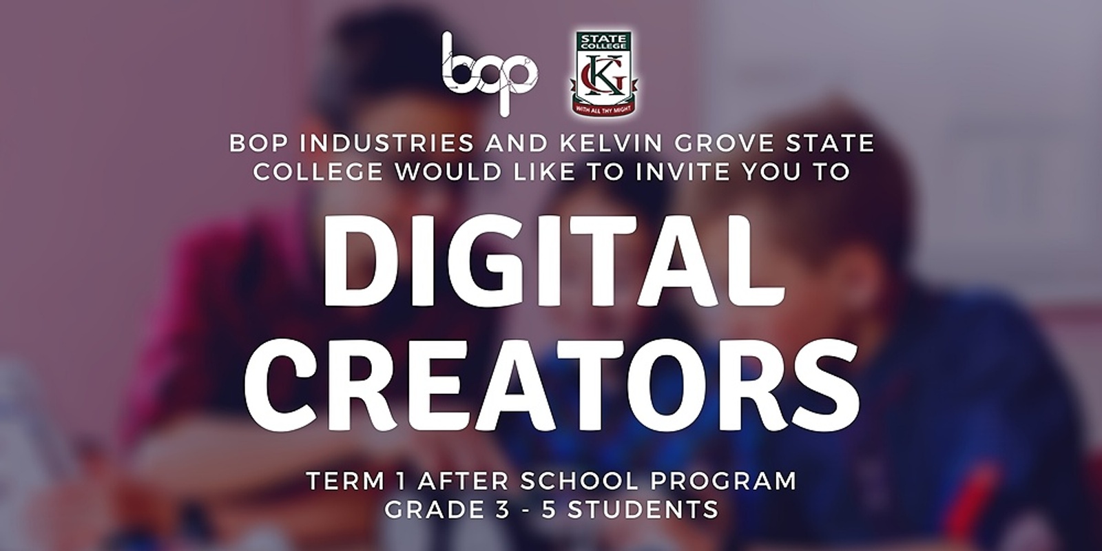 Banner image for KGSC Digital Creators - Term 1 After School Program