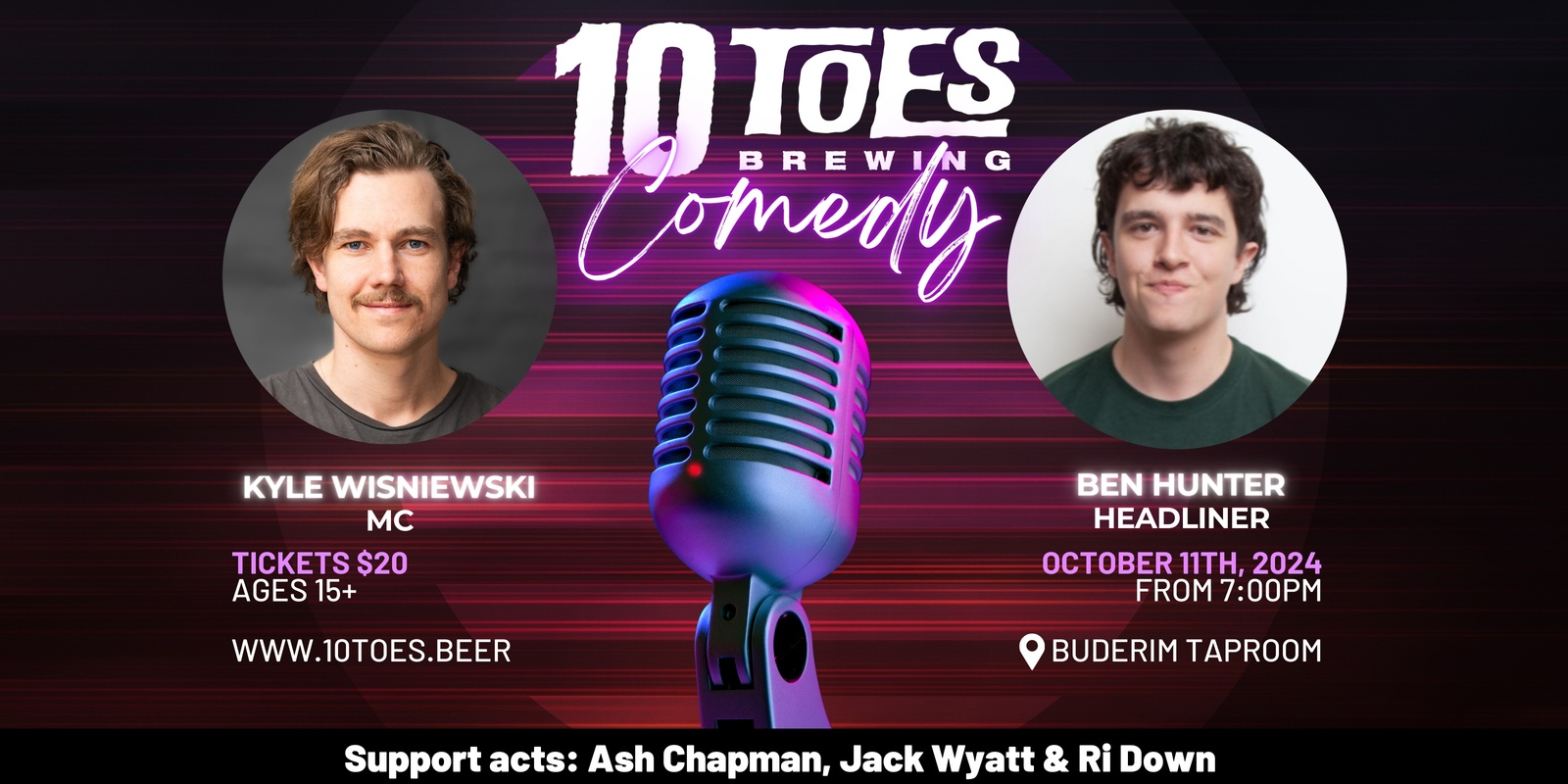 Banner image for 10 Toes Comedy - October