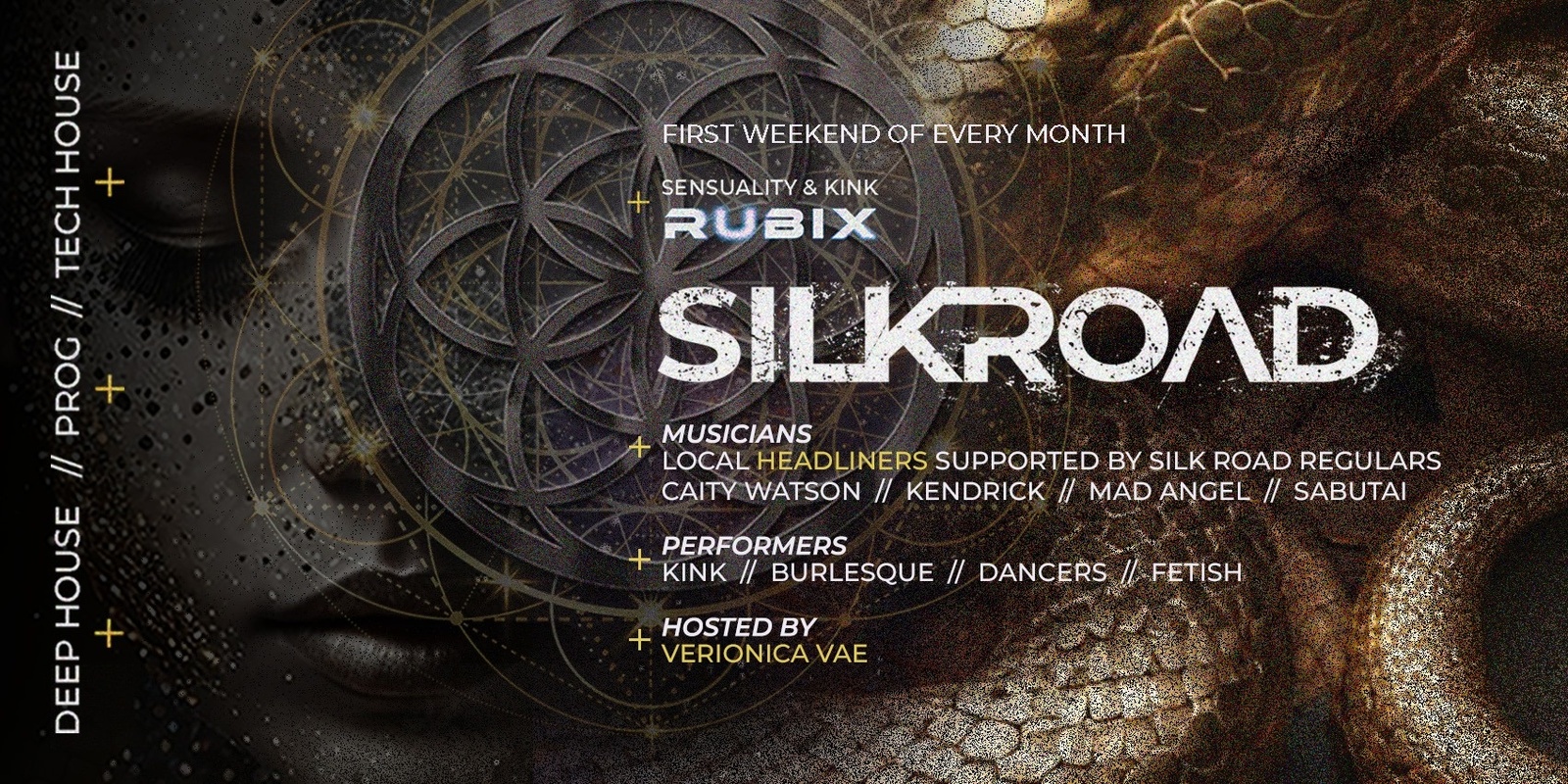 Banner image for SILK SENSUALITY & K!NK WAREHOUSE PARTY | PRES. BY RUBIX