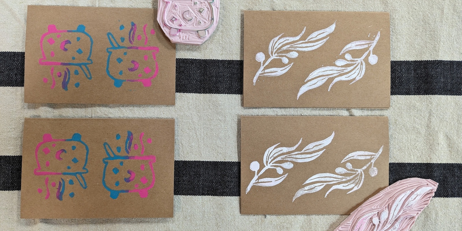 Banner image for Block Printing Mother's Day Cards