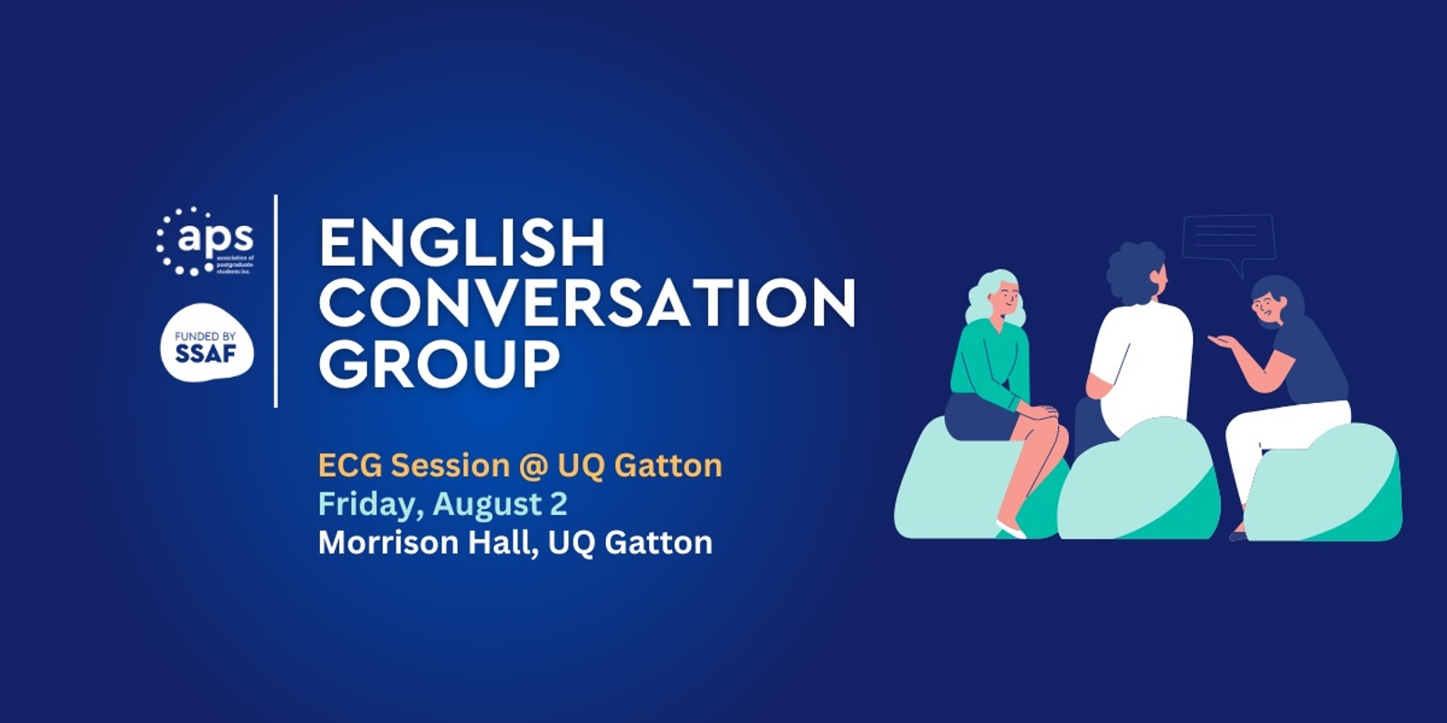 Banner image for Postgrad English Conversation Group (Gatton)
