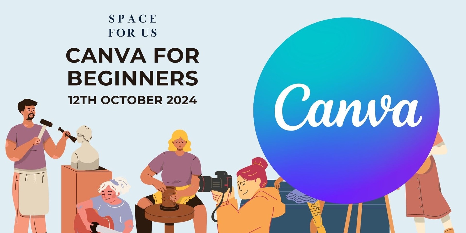 Banner image for Canva for Beginners