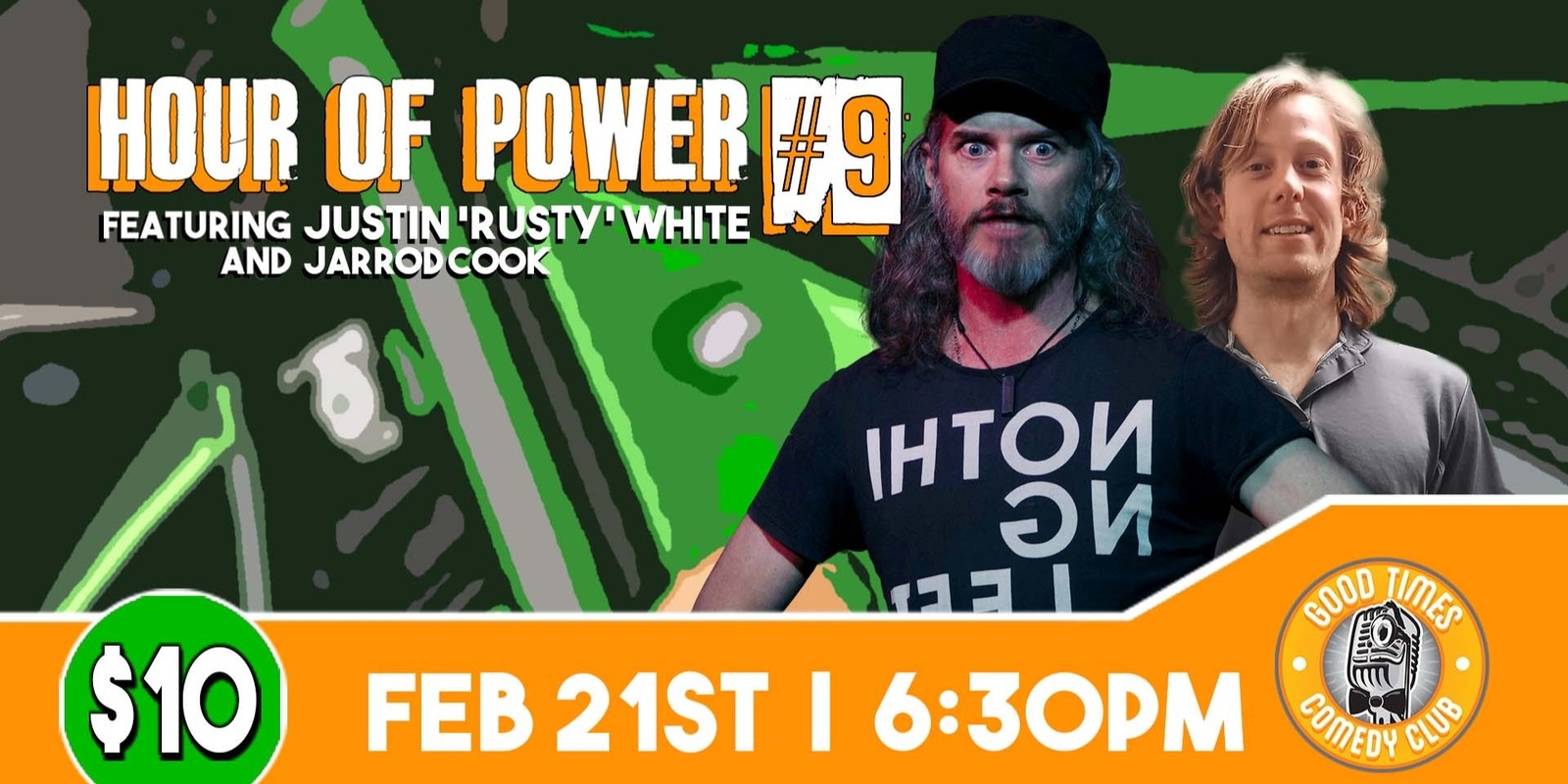 Banner image for Hour of Power #9 Ft. Justin "Rusty" White and Jarrod Cook