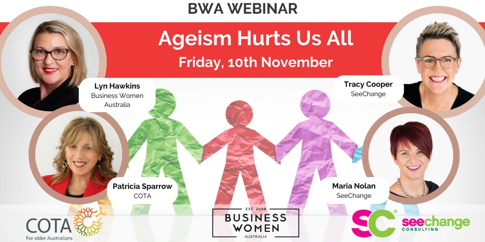 Banner image for Webinar - Ageism Hurts Us All