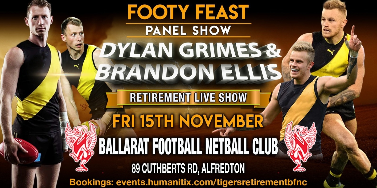 Banner image for Premiership Tigers Retirement "Live Show"