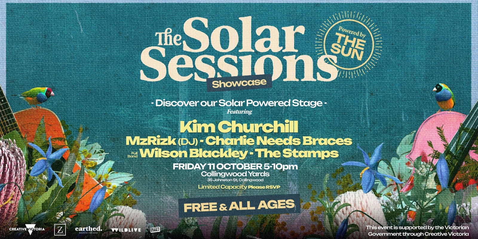 Banner image for The Solar Sessions - Showcase - Collingwood Yard - FREE & ALL AGES