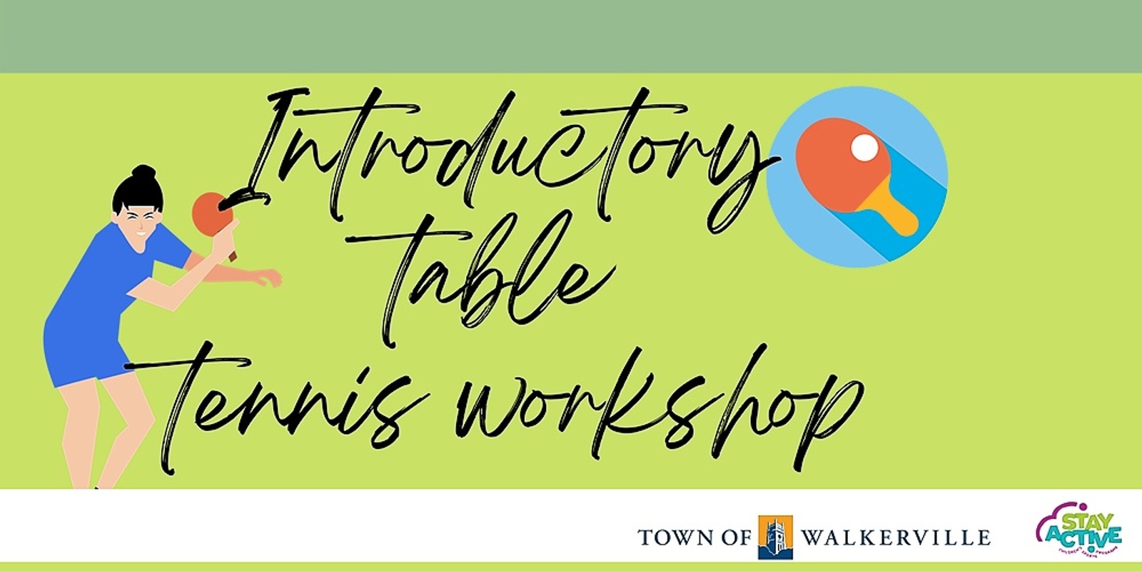 Banner image for Introductory table tennis workshop
