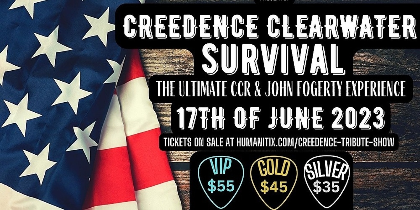 Banner image for Creedence Clearwater Survival Tribute 