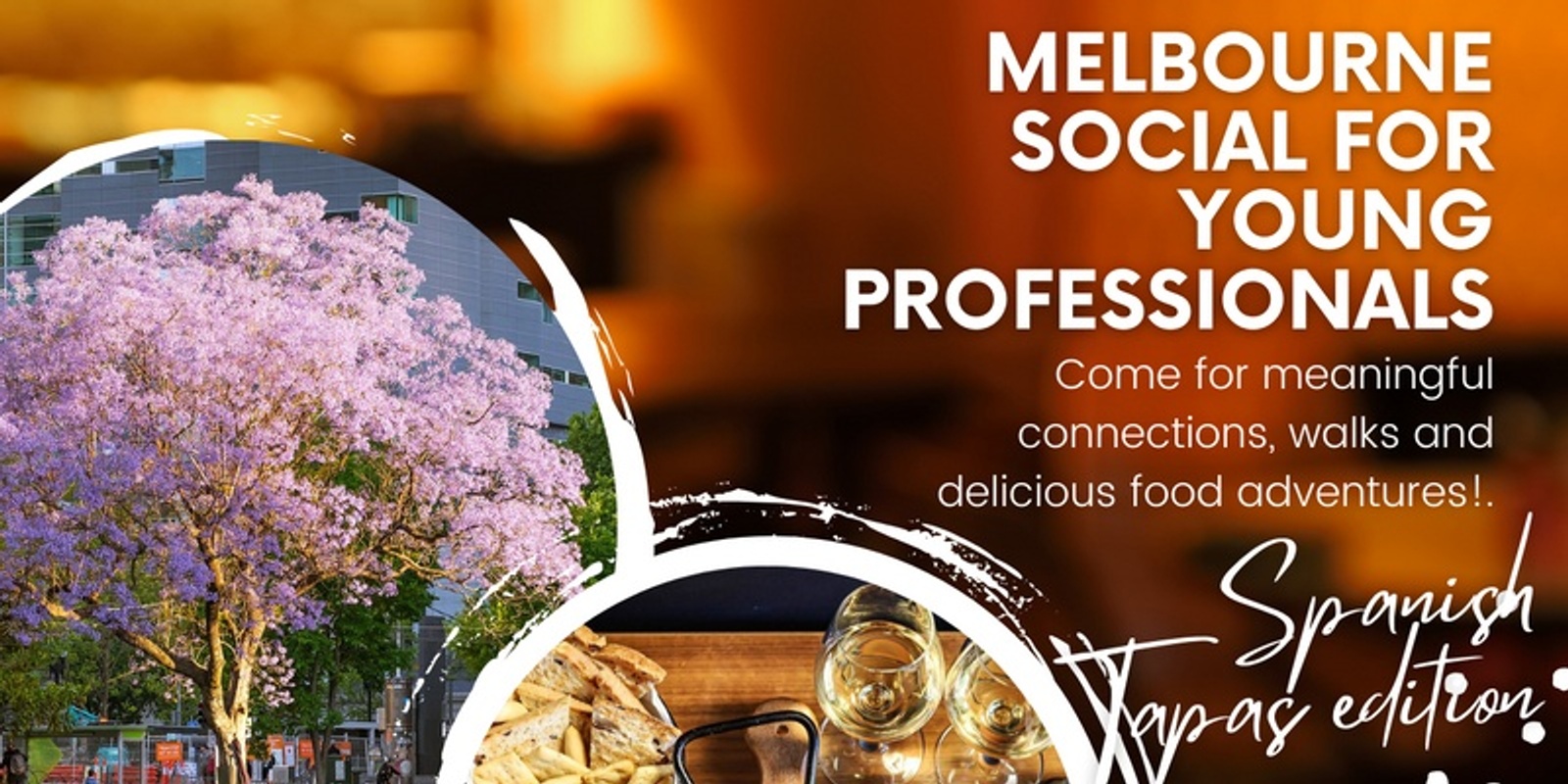 Banner image for Melbourne Social Walk at Flagstaff Gardens & Tapas dinner for Young Professionals