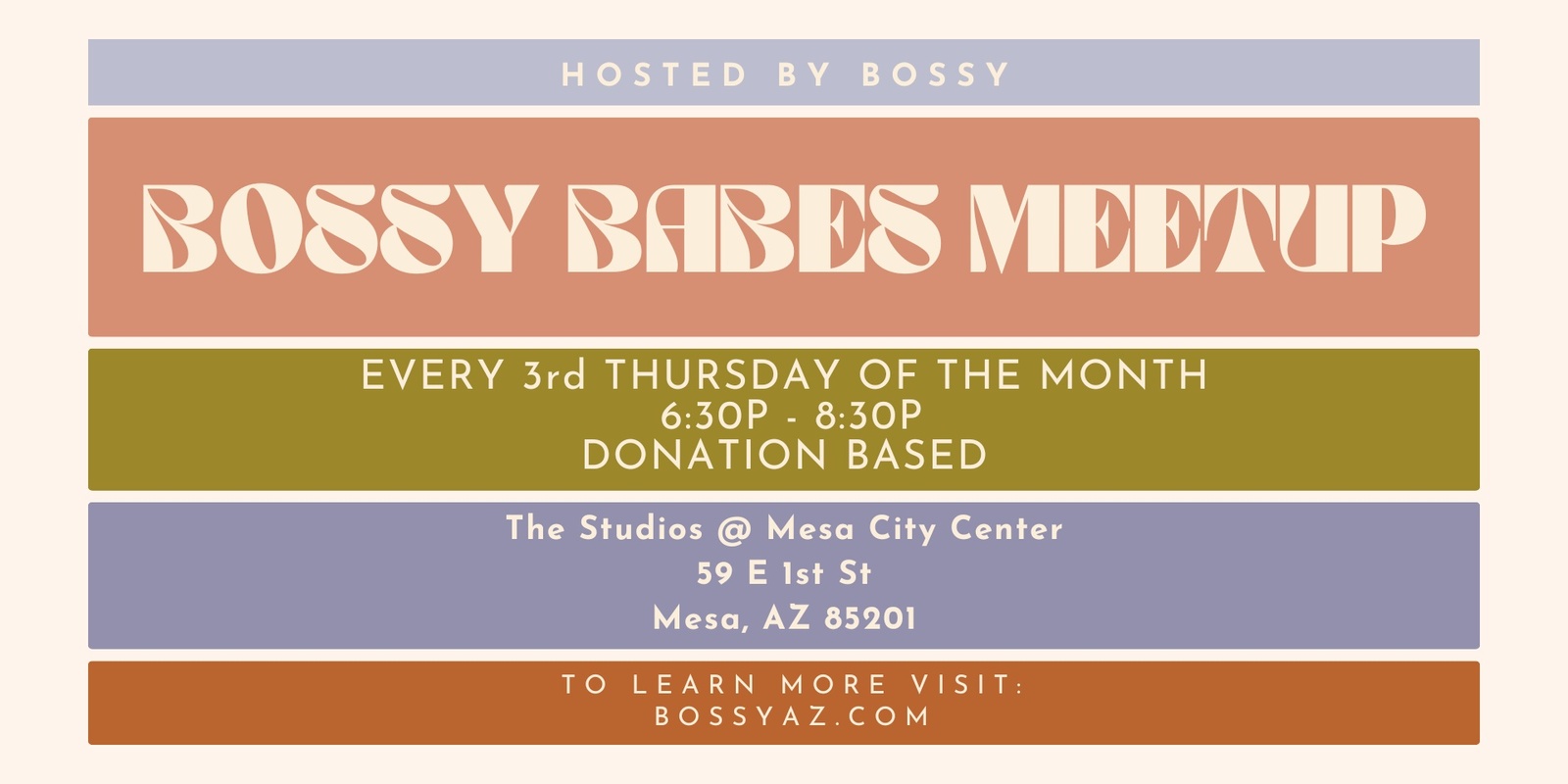 Banner image for Bossy Babes Meetup