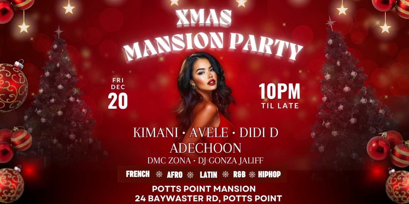 Banner image for XMAS MANSION PARTY SYDNEY