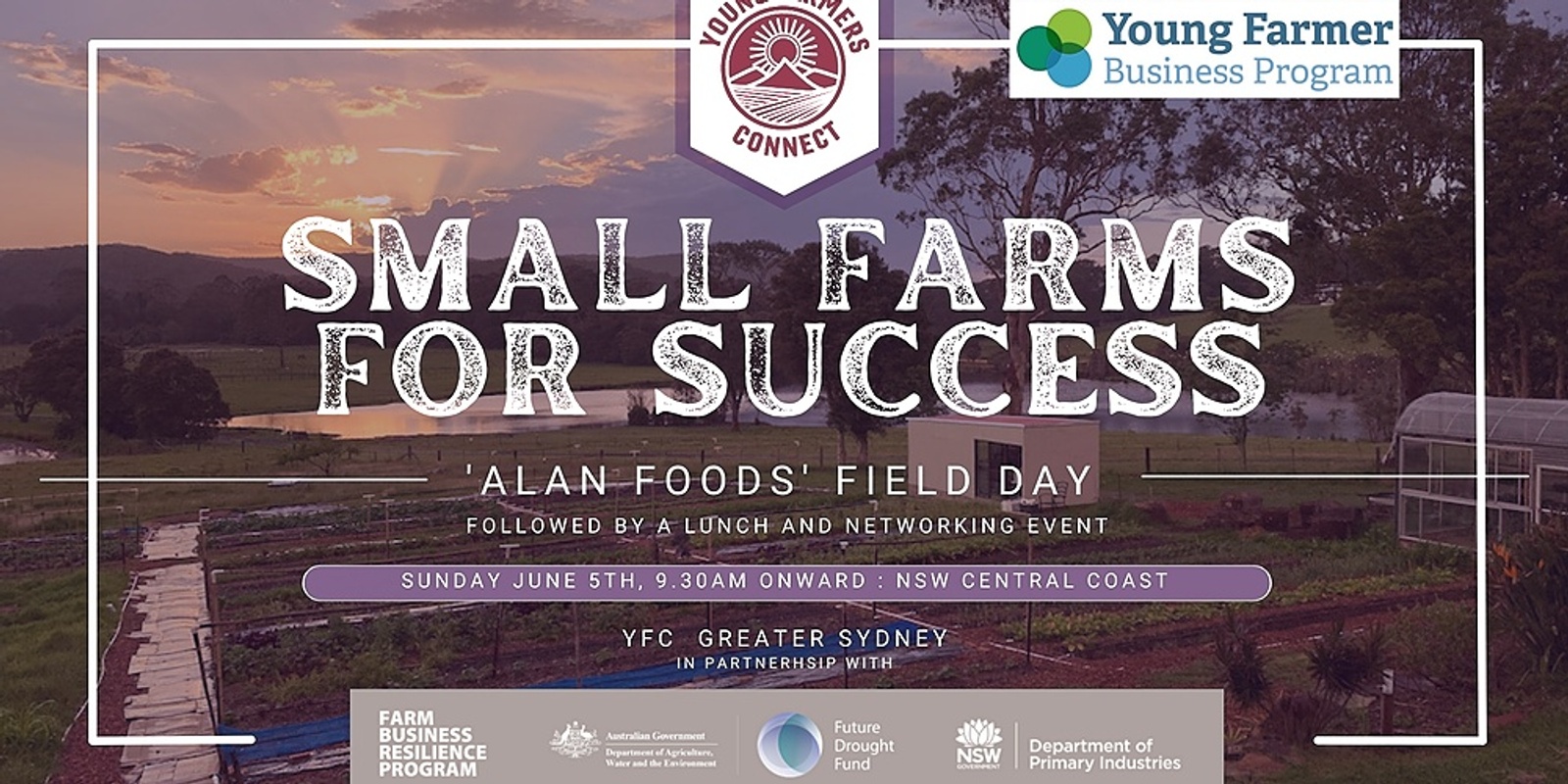 Banner image for Small farms for success - 'ALAN foods' field day : Central Coast NSW
