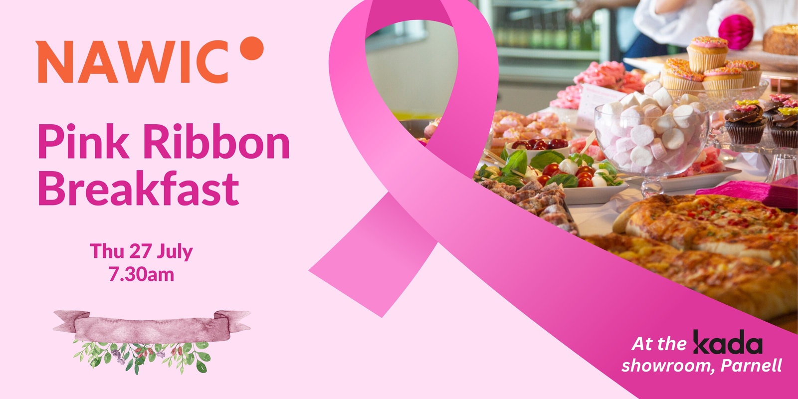 NAWIC Pink Ribbon Breakfast | Humanitix