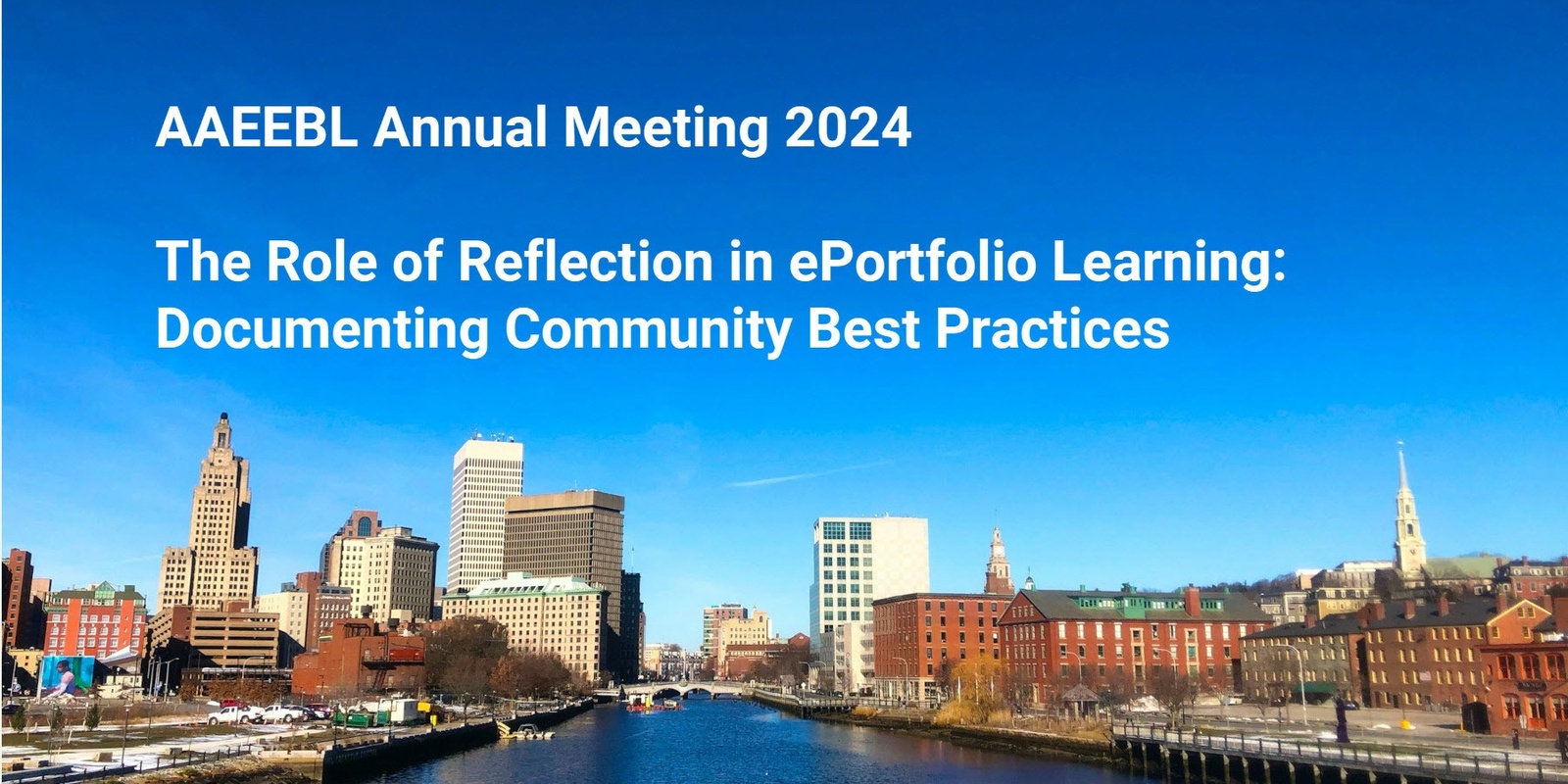 Banner image for AAEEBL Annual Meeting 2024