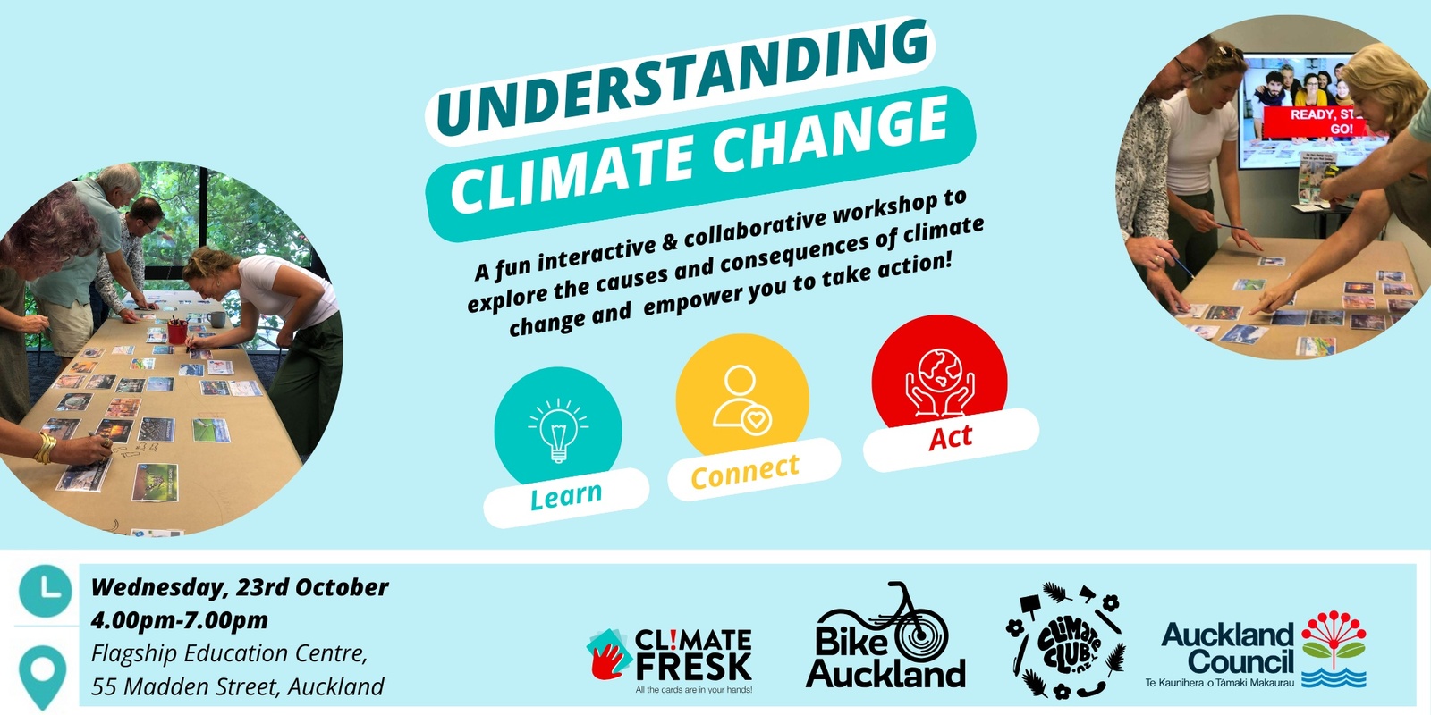 Banner image for Understanding Climate Change - Climate Fresk, Biketober edition