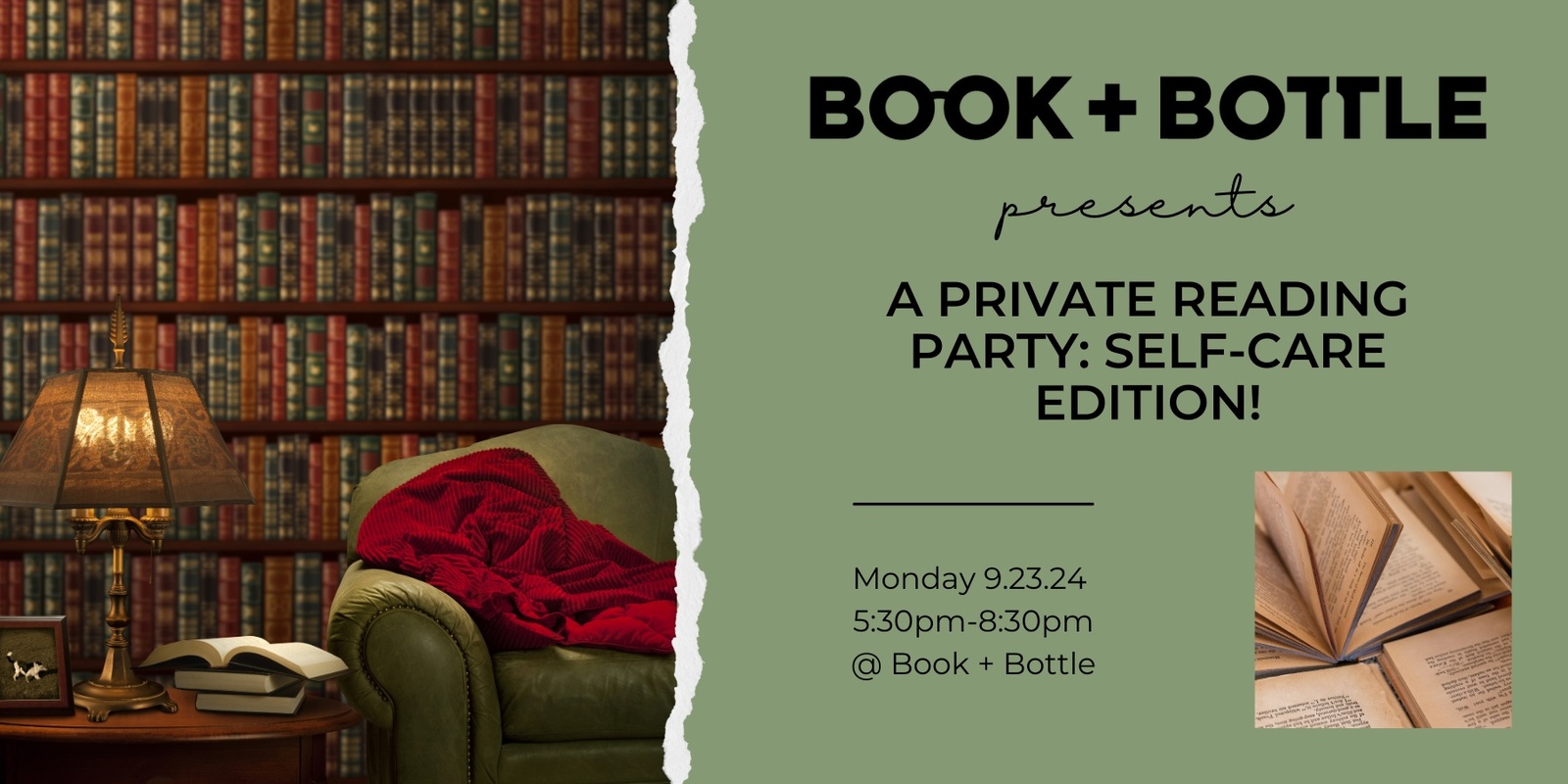 Banner image for Private Reading Party: Self-Care Edition