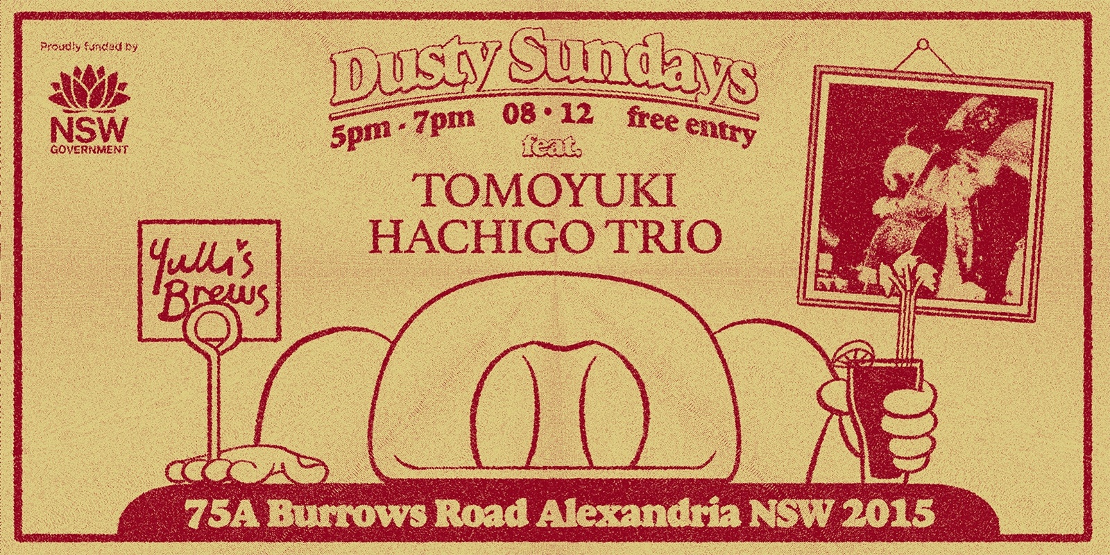 Banner image for DUSTY SUNDAYS - Tomoyuki Hachigo Trio 